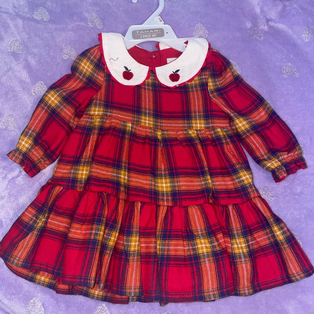 Baby Thanksgiving/ fall dress 3 piece set